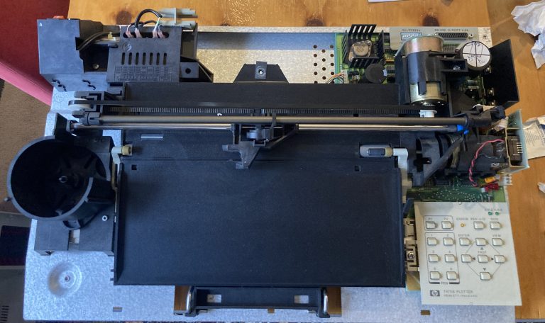 HP 7475A without cover