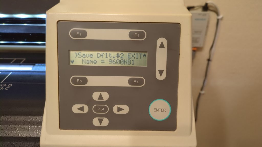 Roland GRX-300AG menu setting for saving to user memory